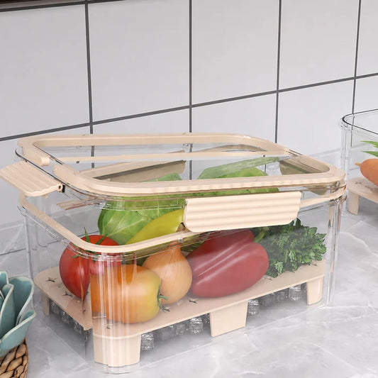 Portable Double-Layer Food Storage Container