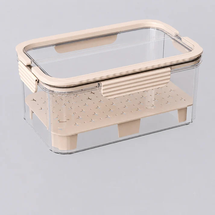 Portable Double-Layer Food Storage Container