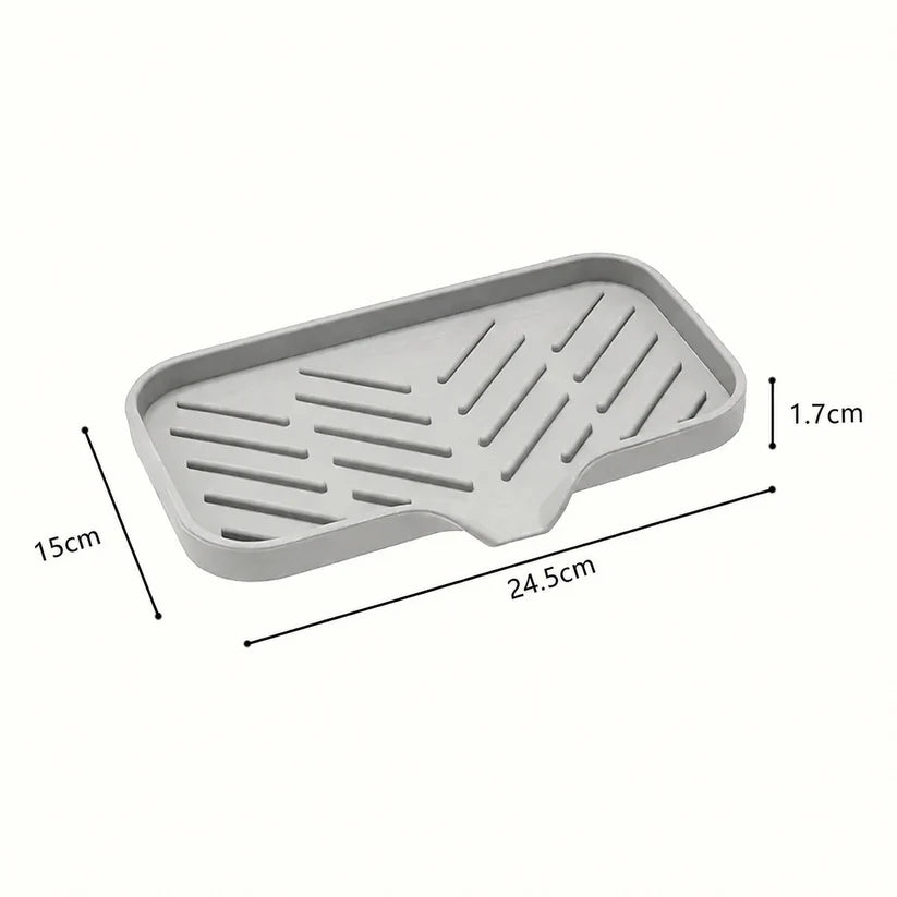 Self-Draining Soap Dish & Sink Organizer