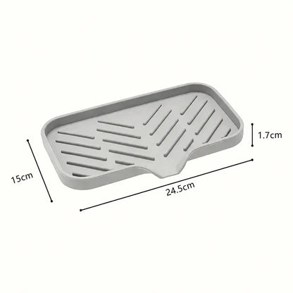Self-Draining Soap Dish & Sink Organizer