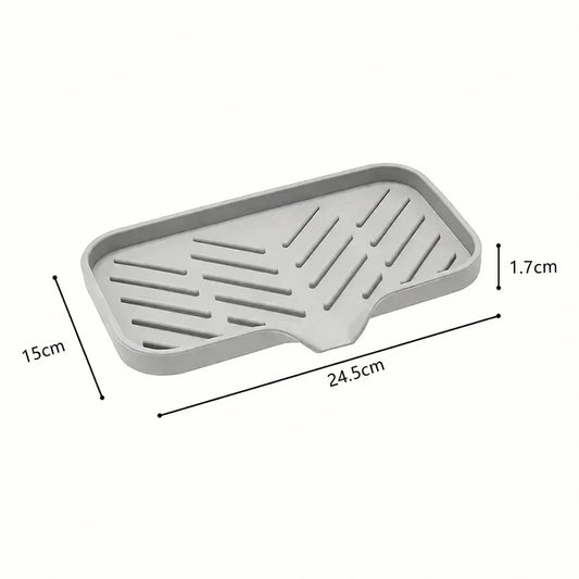 Self-Draining Soap Dish & Sink Organizer