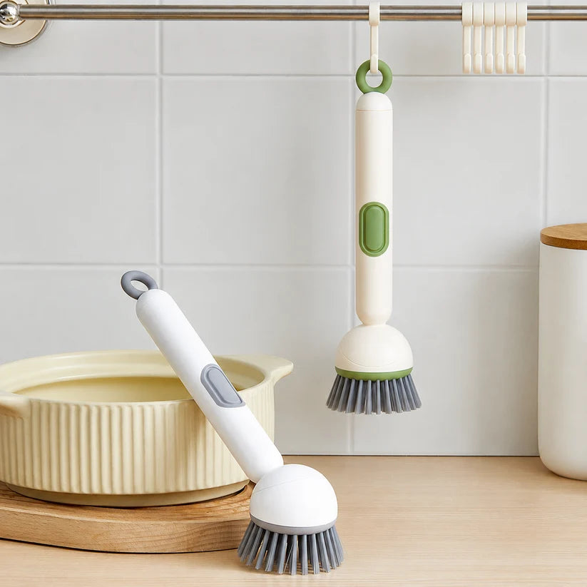 Rotating Soap Dispensing Dish Brush