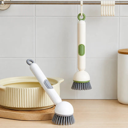 Rotating Soap Dispensing Dish Brush
