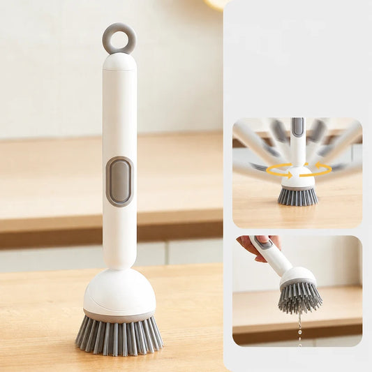 Rotating Soap Dispensing Dish Brush