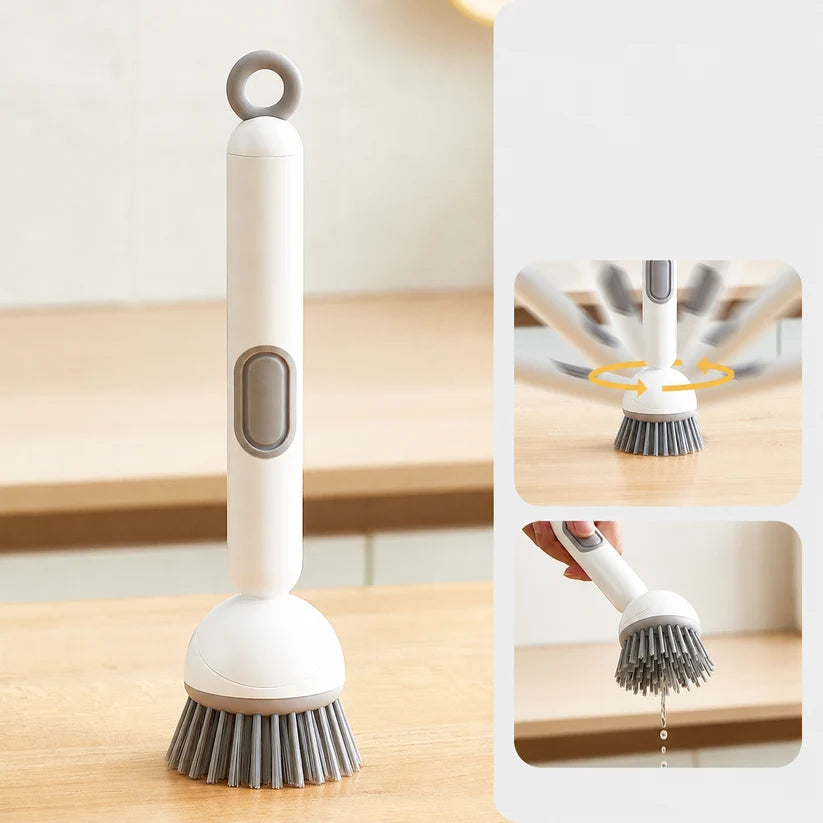 Rotating Soap Dispensing Dish Brush