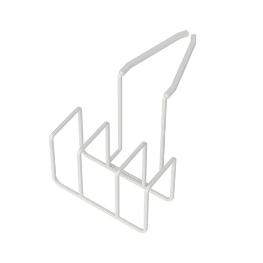 Over-the-Cabinet Door Pot Lid & Cutting Board Organizer