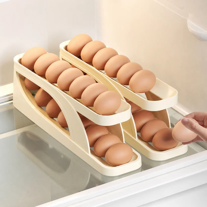 Automatic Rolling Egg Organizer