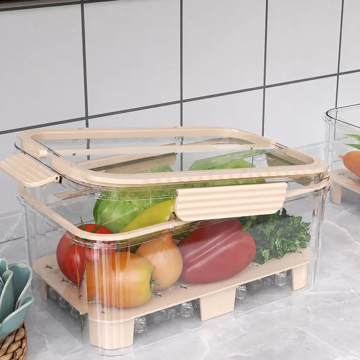 Portable Double-Layer Food Storage Container