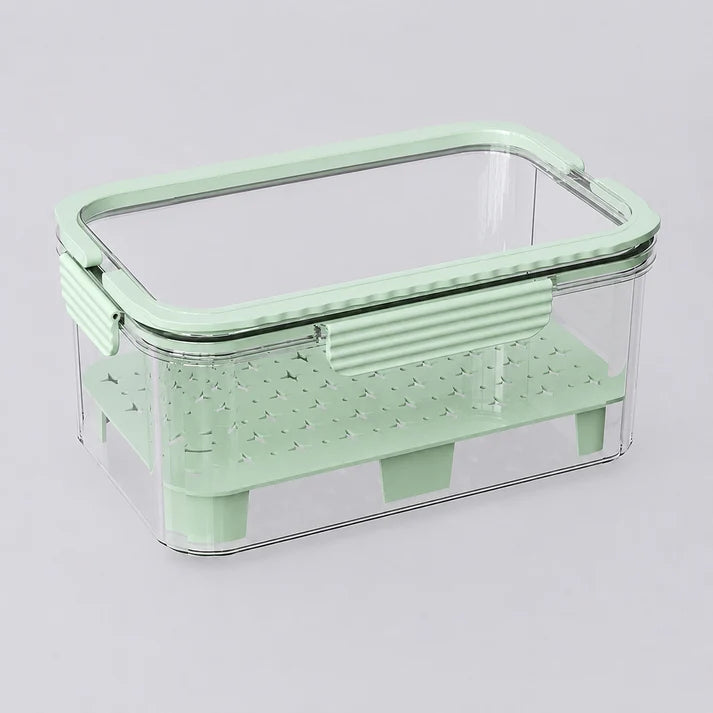 Portable Double-Layer Food Storage Container