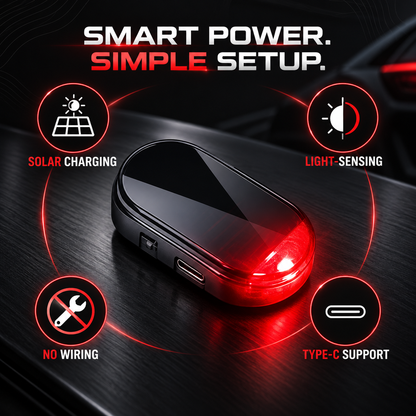 Auto-Sensing LED Vehicle Warning Light